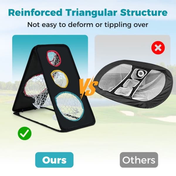 Golf Chipping Net, 61x30,5x52,1 cm, sort , Star