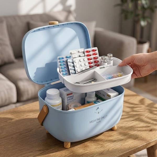 Medicinskasse Plast Opbevaring, Kodustaar
