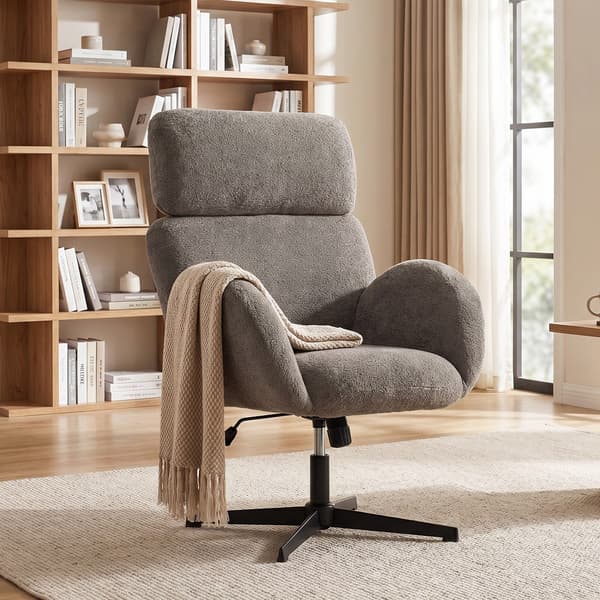 Kontorstol 67x68x103-113 cm grå