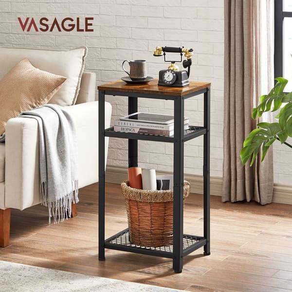 Sidetable, 45x75x35 cm, Brun Sort