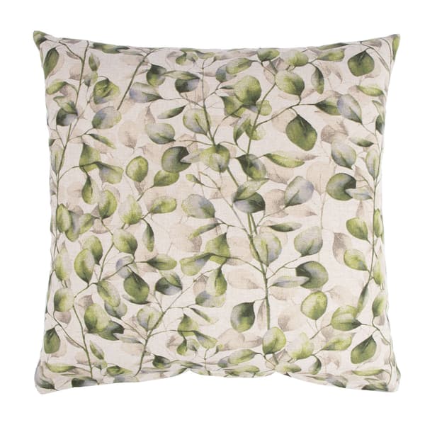 Kudde 45x45 cm Popplarblad Bomull
