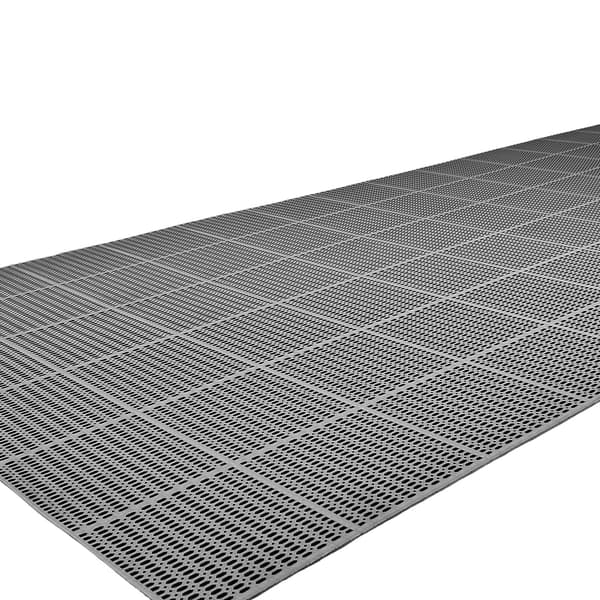 Valutusmatto 90x1500 cm musta PVC