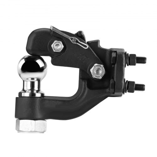 Pintle-krog, 165x115x185 mm, Sort, Stål