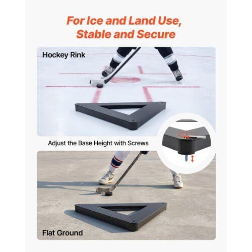 Hockey Passer Trekant 643x564x44 mm sort