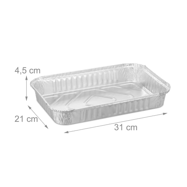 Bakplåtsset, 4.5x31x21 cm, Silver, Aluminium, Kodustaar