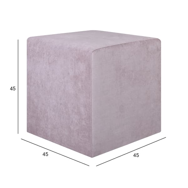 Puff LYN 45x45x45 cm rosa