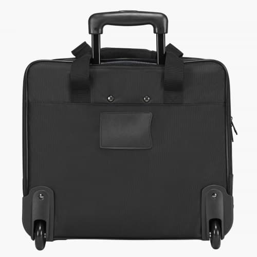 Rullende computertaske 39,6 cm sort, oxfordstof