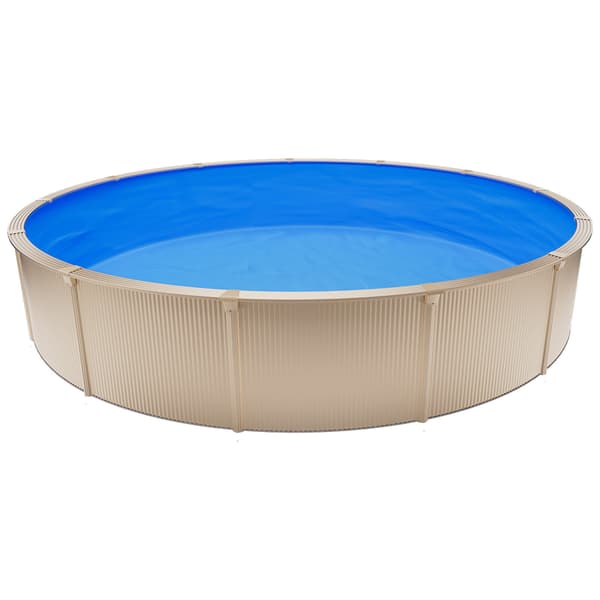 Poolfoder 365,7x90 cm Blå Vinyl