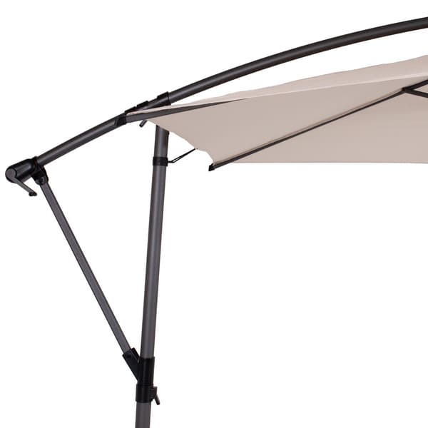 Parasol Malta 300 cm beige teräs