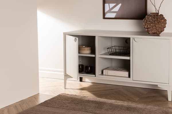 Garderobeskab Piring Beige stål