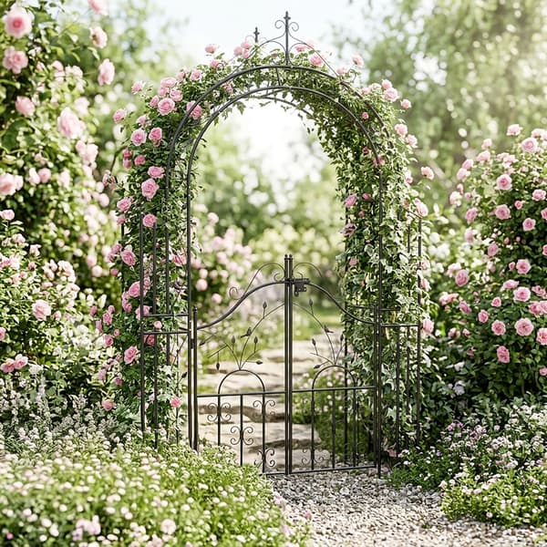 Svart rosenbåge med dörr, Kodustaar