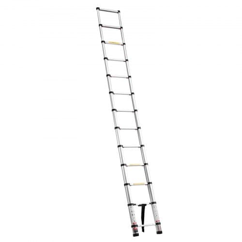 Teleskopstige, 477x86.6x760 mm, Sølv