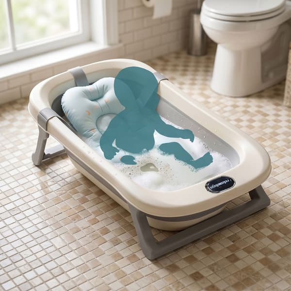 Babybad Foldbart 20x78x50 cm Creme, Kodustaar