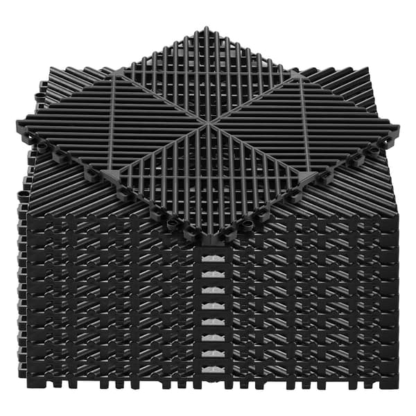 Valutusmatto 31x31 cm Musta PP-materiaali