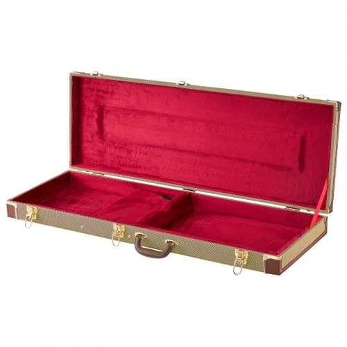 Elektrisk gitarr hårt fodral 105x35x12 cm gul