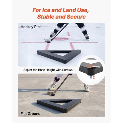 Hockey Passer Trekant 643x564x44 mm sort
