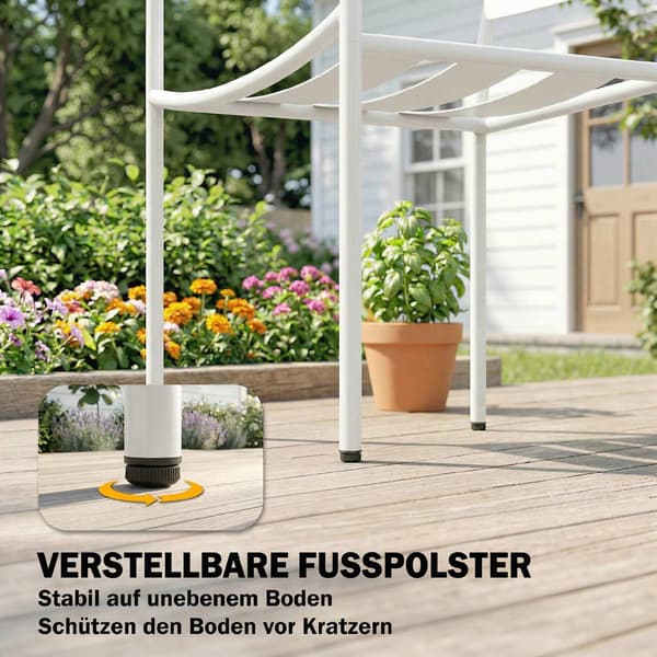 Bistroset 55x58x82 cm Vit Metall
