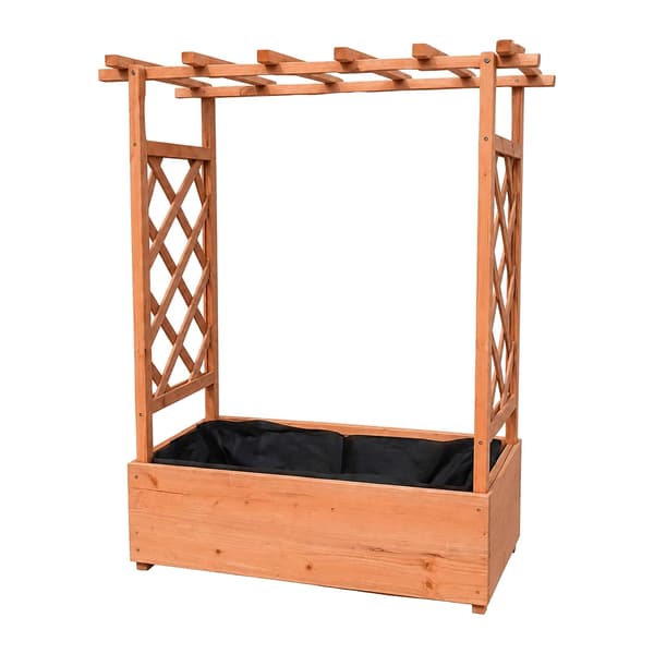 Planter med spaljé och tak, Kodustaar