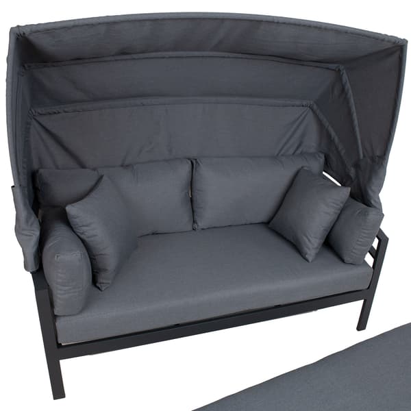 Soffa TOMSON 182x82x72,5 cm Mörkgrå