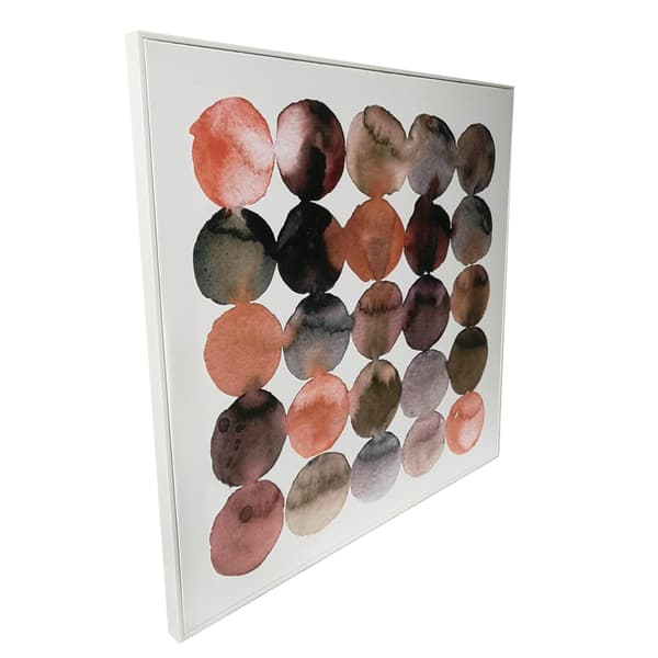 Väggkonst 60x60x2,5 cm Brun