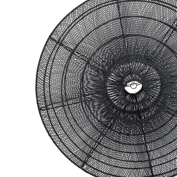 Loftlampe, The Macaron XL, 150x150x47 cm, Sort