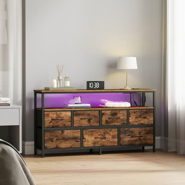 Skænk 30x113,8x68,1 cm Brun-Sort træ opbevaring