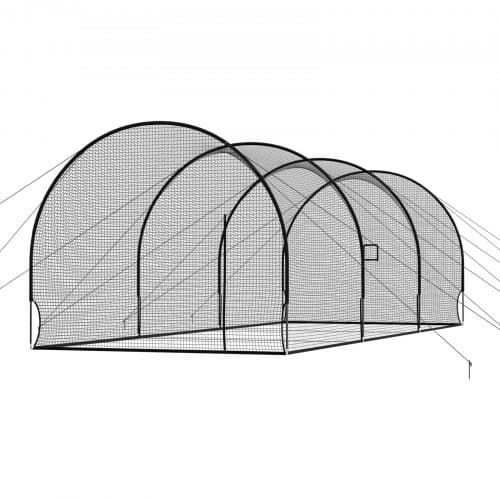 Baseball Batting Cage, 10058x3660x3000 mm, Polyester Net, Transportabel