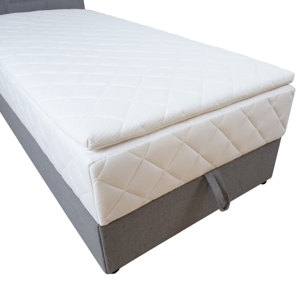 Continental seng LEVI 93x210x114,5 cm grå