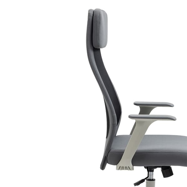 Työtuoli Elmer 67x62x113-124 cm Harmaa Musta