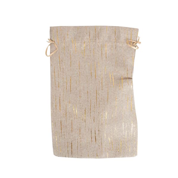 Väska 20x30 cm Guld Polyester