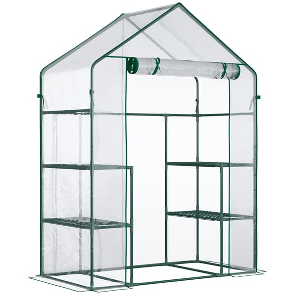 Drivhus, 142x73x195 cm, Transparent