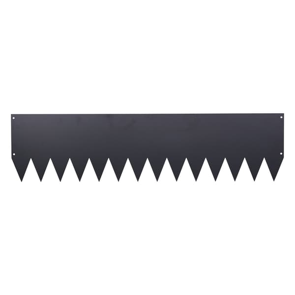 Landskabsafgrænsning Galvaniseret Stål 101,6x25,4x0,15 cm Sort