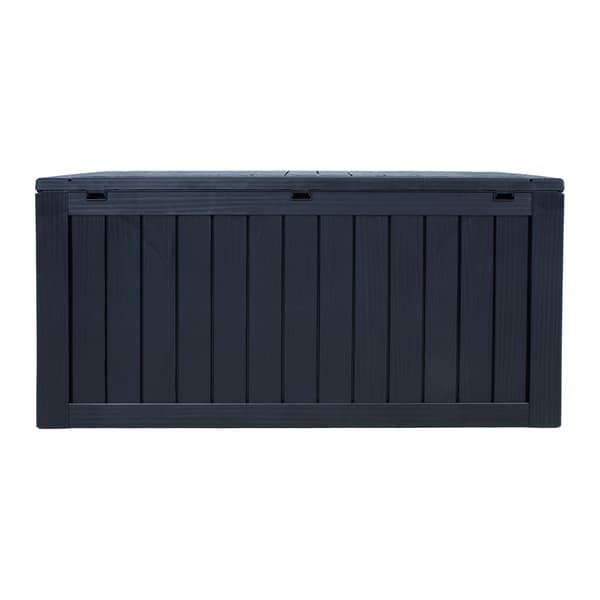 Opbevaringskasse BOMM 117,5x47,5x59 cm Sort Plastik