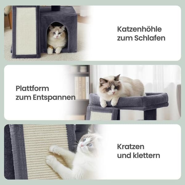 Lite klorestativ for katt med klorebrett