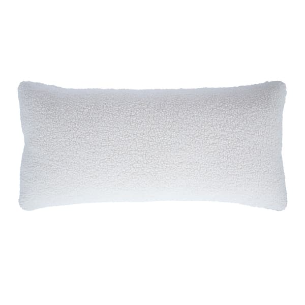 Kudde LARRY 32x65 cm vit tyg
