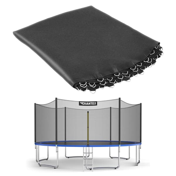 Erstatningsmåtte til trampolin Ø366 cm sort