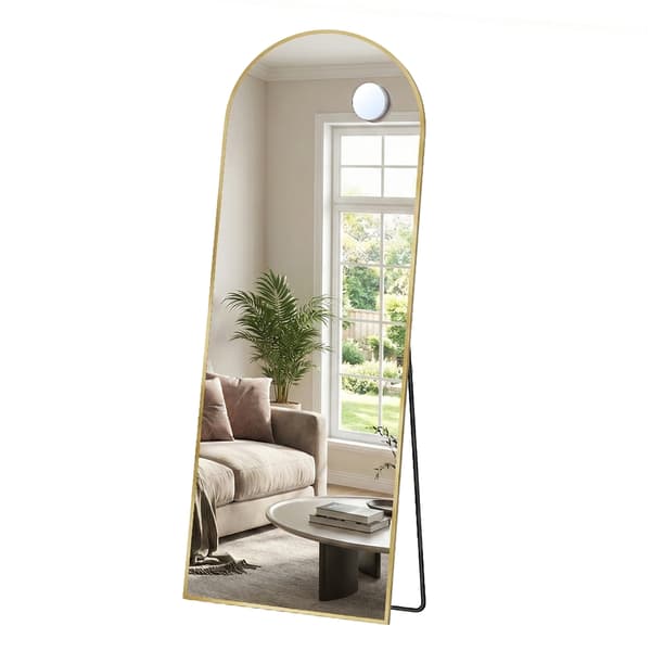 Heldekkende speil 165x60 cm gullglass