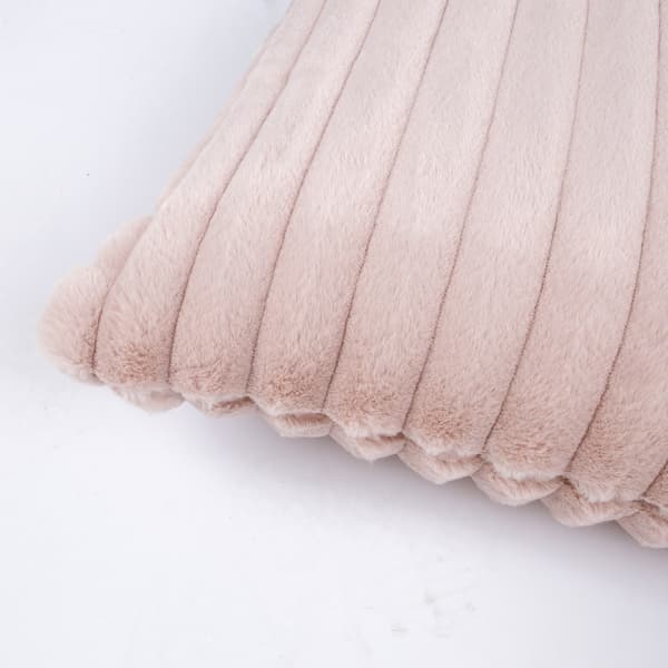 Pude 50x50 cm lys rosa stof