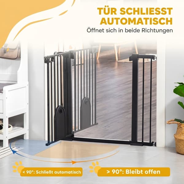 Kattelem 75-103x76 cm sort