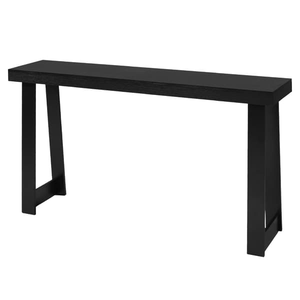 Konsolbord, 140x30,5x81 cm, Sort, Træ