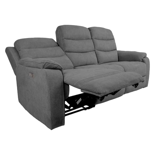Fåtöljsoffa Mimi 208x93x102 cm Grå Tyg