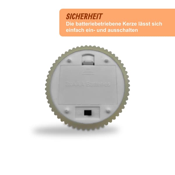 LED-kynttiläsarja, 3 kappaletta, beige, aitoa vahaa, Kodustaar