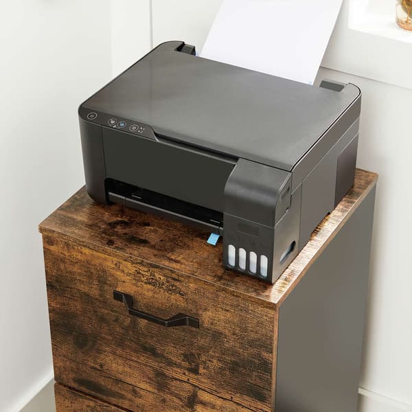 Filing Cabinet 41x40x71.1 cm Brun förvaring