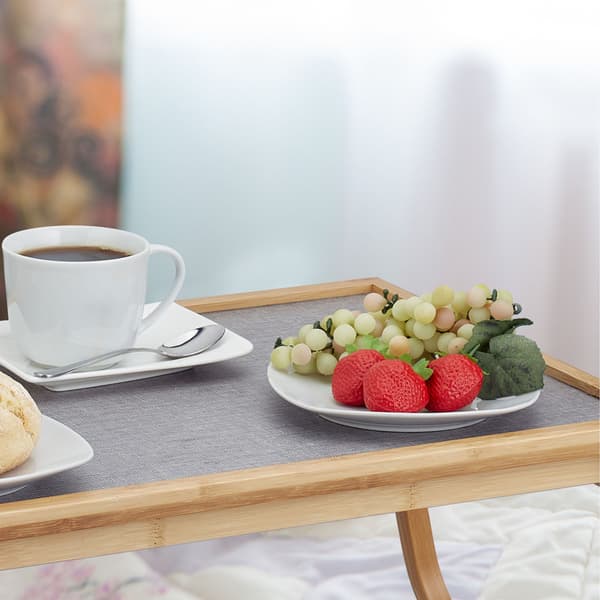 Frukostbricka, 23x60x33 cm, Brun, Bambuträ, Kodustaar