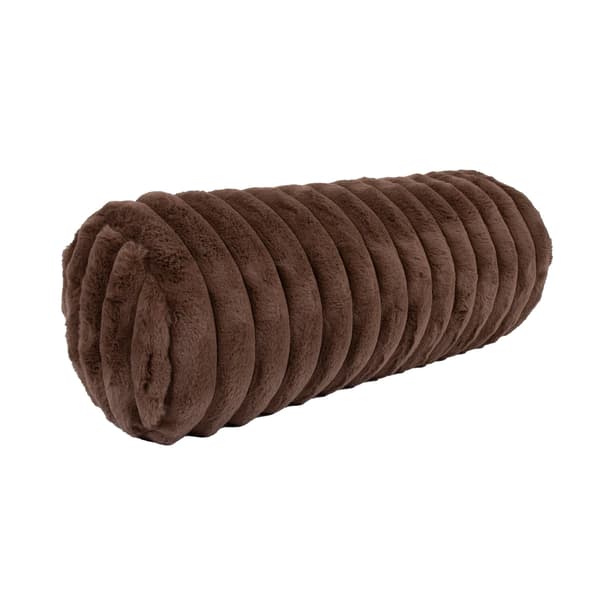 Pillow Roll 18x50 cm Brun Tyg