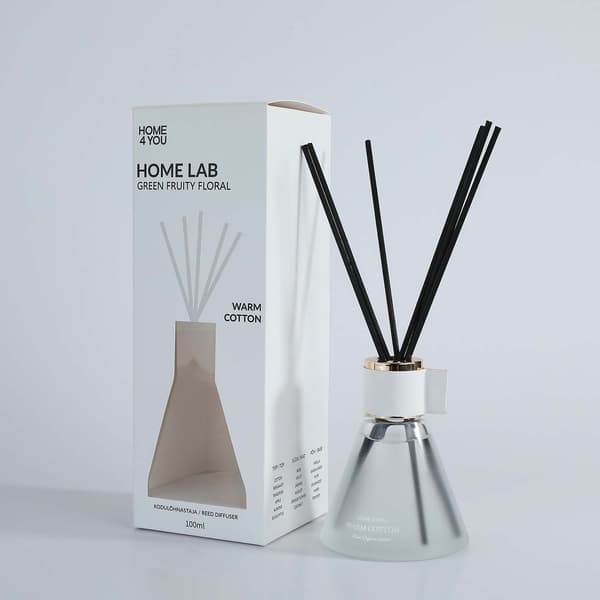 Reed Diffuser Home Lab 100 ml Lämmin Puuvilla