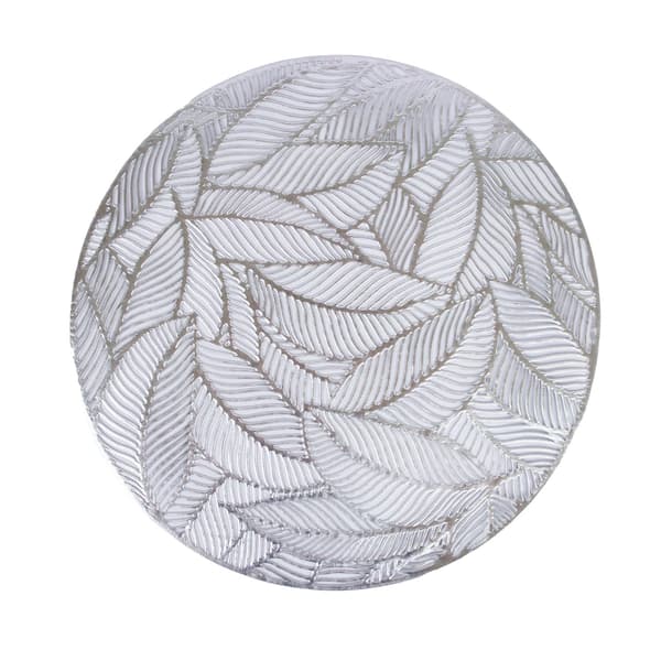 Pöytätabletti 38 cm Hopea PVC