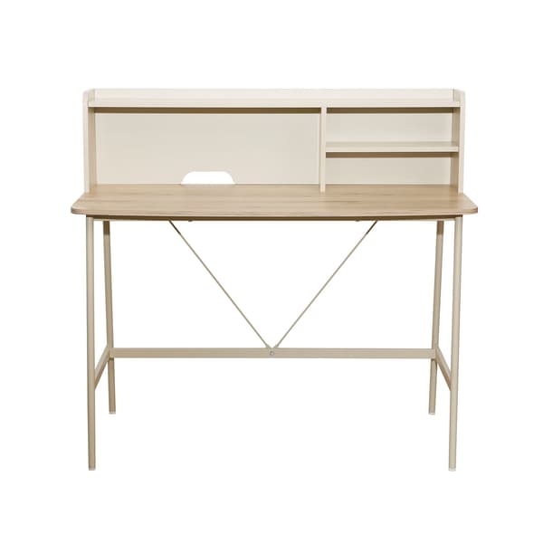 Työpöytä 115x55x106 cm Beige Melamiini