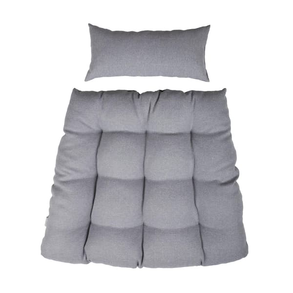 Kudde 95x75 cm Grå Polyester