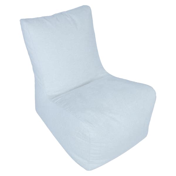 Säckstol 95x65x90 cm Vit Tyg